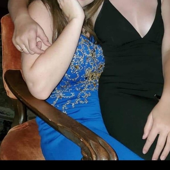 Royal Blue Prom Dress - Picture 2 of 3